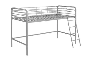 Midsleeper Bunk Bed Silvergrey, Single