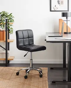 Beliani Modern Office Chair Black MARION