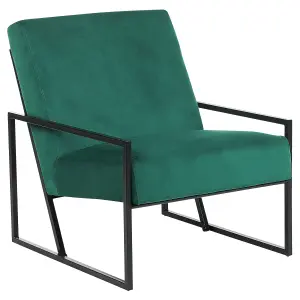 Armchair DELARY Velvet Emerald Green