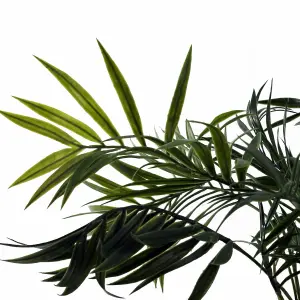 40cm Artificial Mini Palm in Decorative Planter