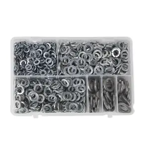 Sealey Spring Washer Assortment 1010 Pieces M6-M16 Metric Zinc DIN 127B AB058SW