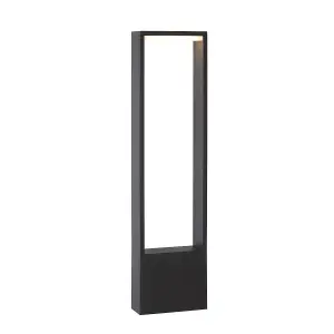 Lucide Goa Modern Bollard Light Outdoor - LED - 1x6,5W 3000K - IP54 - Anthracite