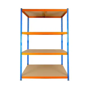 10 Bays of 4 Tier Extra Heavy Duty Storage Racking 1800h x 1200w x 600d mm 300kg