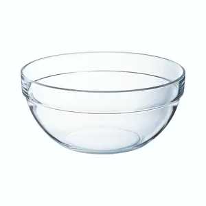 URBNLIVING 14cm Diameter Glass Stackable Mixing Bowl