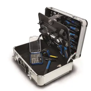 Scheppach 102 Piece Filled Tool Set with Aluminium Carry Case - TB150