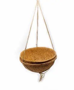 Hanging Baskets - Fibre/Latex/Jute - L30 x W30 cm