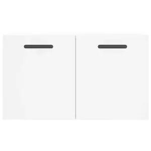 Berkfield Wall Cabinet White 60x36.5x35 cm Engineered Wood