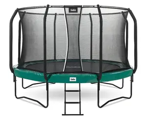 10ft Salta Greem Round First Class Edition Trampoline with Enclosure