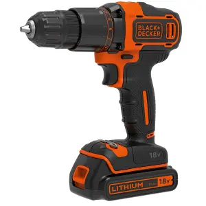 BLACK & DECKER BCD700S1K 18v Combi drill 10mm keyless chuck