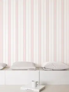 Galerie Smart Stripes 2 Pink Slim Stripe Smooth Wallpaper