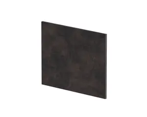 1700mm Edge/Power L Shape Square End Bath Panel - Textured Matt Metallic Slate