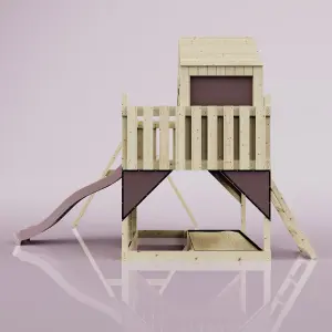 PolarPlay Kids Climbing Tower & Playhouse with Swing and Slide - Swing Brenna Rose