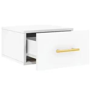 Berkfield Wall-mounted Bedside Cabinets 2 pcs White 35x35x20 cm