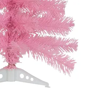 60cm Artificial Pine Christmas Tree Pink