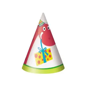 Dinosaur Party Hats Multicoloured (One Size)