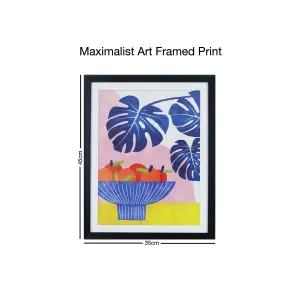 Arthouse Fruit Multicolour Framed print (H)45cm x (W)35cm