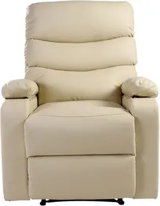 Upholstered Recliner Latitude Run Upholstery Colour: Cream