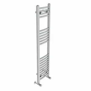 Right Radiators 1200x300 mm Curved Heated Towel Rail Radiator Bathroom Ladder Warmer Chrome