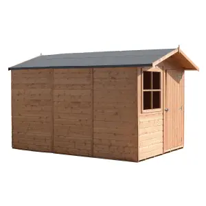 Shire 7x10 Barraca Shiplpa Garden Shed with Single Door and Window