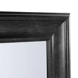 Beliani Retro Wall Mirror LUNEL Black