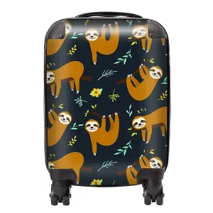 Cute Sloths Design  Suitcase - Small