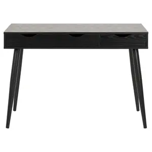 Casson Metal Base Writing Desk Black