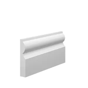 Skirting World Torus Type 2 MDF Architrave - 95mm x 18mm x 4200mm, Primed