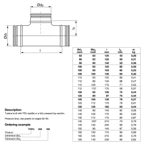 I-sells Metal Ducting T-Piece 150mm to 150mm  with Rubber Seal Galvanised Pressed Equal Tee Piece