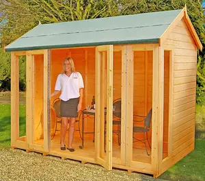 Blenheim Shiplap Summerhouse Garden Sun Room Approx 10 x 8 Feet