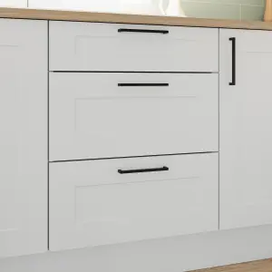 GoodHome Artemisia Matt white Drawer front, Pack of 1 (H)715mm (W)597mm (T)18mm