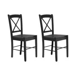 Mediouna Dining Chair (Set of 2) Black