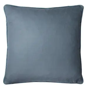 Paoletti Melrose Floral Piped Feather Filled Cushion