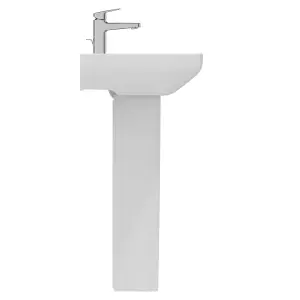 Ideal Standard i.life A Gloss White Rectangular Floor-mounted Full pedestal Basin (H)85cm (W)55cm