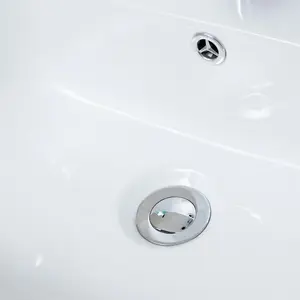 Danby Bathroom Ceramic Basin & Full Pedestal with One Tap Hole and Overflow