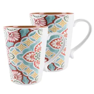 Purely Home Rio Corte Melamine Mugs - Set of 2