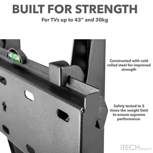 iTech Mount 23" to 43" Tilt TV Wall Mount Bracket