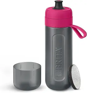 Brita 600ml Fill & Go Filter Water Bottle - Pink