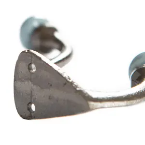 Hammer & Tongs - Grey Ceramic Ball Hat & Coat Hook - W30mm x H105mm - Raw