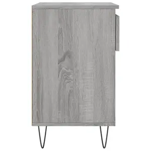 Berkfield Shoe Cabinet Grey Sonoma 70x36x60 cm Engineered Wood