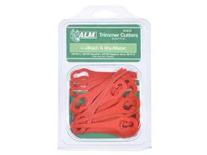 ALM Plastic Blades - Red Pack of 20