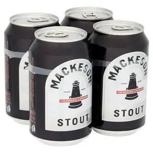 Mackeson Stout Beer Cans 4X330ml