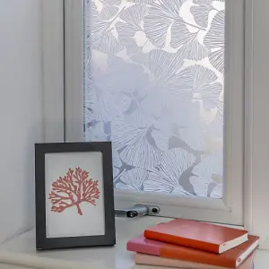 d-c-fix Ginkgo Eco Line PVC Free Static Cling Window Film for Privacy and Décor 1.5m(L) 67.5cm(W)