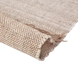 Jute Area Rug 160 x 230 cm Brown SAMLAR