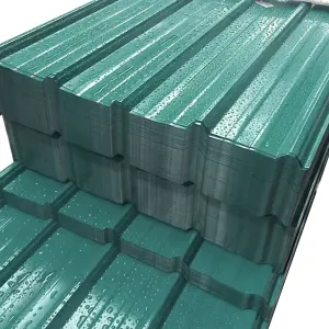 12 Pcs Dark Green 129cm Metal Roofing Covers Corrugated Roof Garage Shed Carport Greenhouse Panels