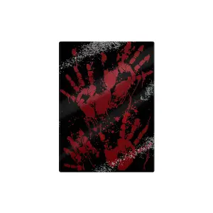 Grindstore Gl Bloody Hand Chopping Board Black/Red (One Size)