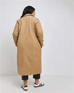 Outlet - Size 20 - Camel Single Breasted Coat