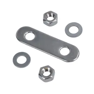 M8 28mm x 75mm U-Bolt / N-Bolt Stainless Steel Marine Grade Boat Trailer 4 Pack