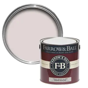 Farrow & Ball Modern Great White No.2006 Matt Emulsion paint, 2.5L