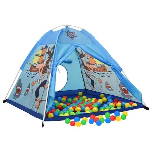 Berkfield Children Play Tent Blue 120x120x90 cm