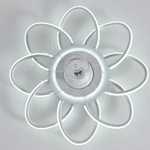 54cm 7 - Blade LED Dimmable Ceiling Fan with Remote Control and APP